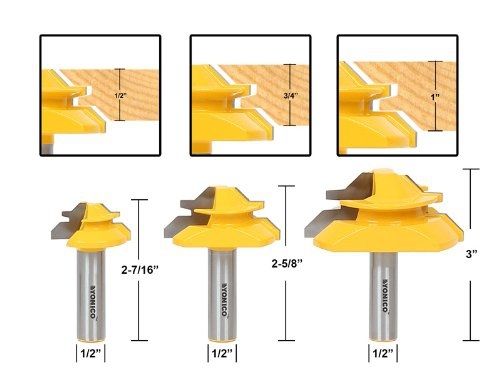 Yonico 15334 Lock Miter 45-Degree Glue Joint Router Bits 12-Inch Shank, Set of.jpg